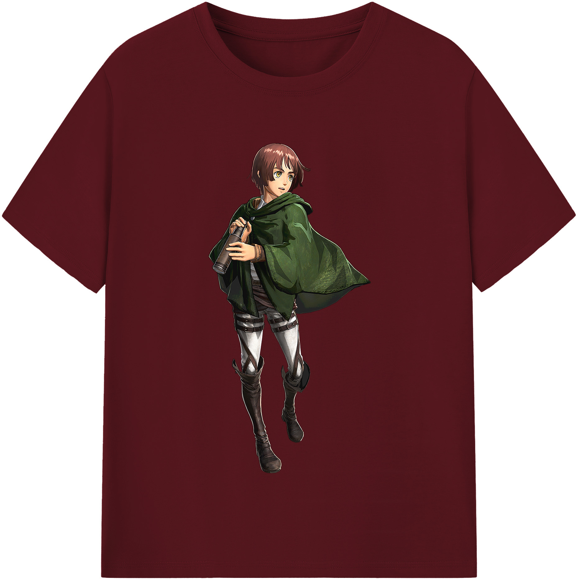 （画像用） 進撃の巨人 Attack on Titan 綿100％半袖Tシャツ（フロントプリント）